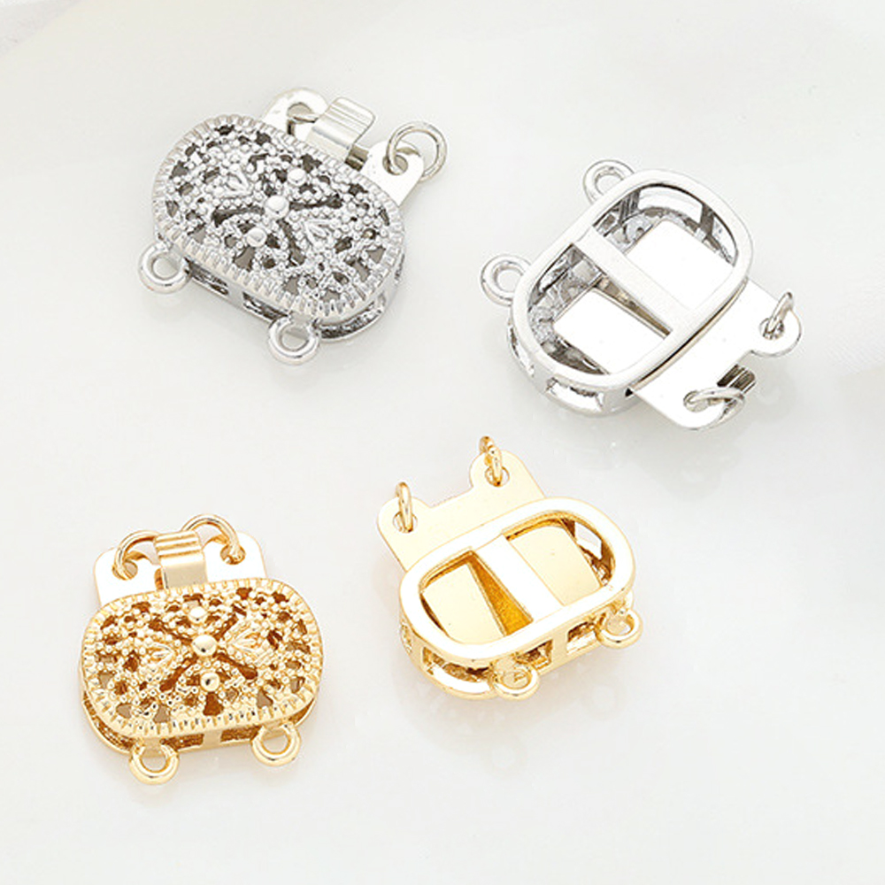 Jewelry Making Knots For Clasps - 2pcs 14K Gold Plated Brass Filigree