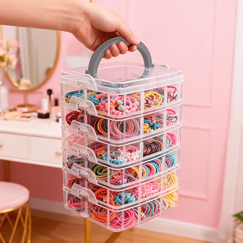 Jewelry Making Store - 5-layer transparent storage box with lid
