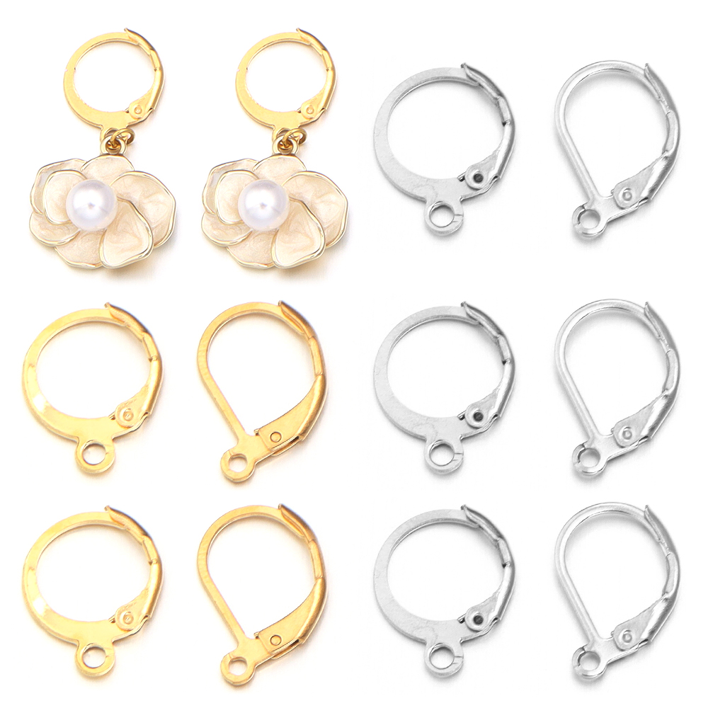 Jewelry Making Pins - 20pcs/lot Stainless Steel Ear Hook Round