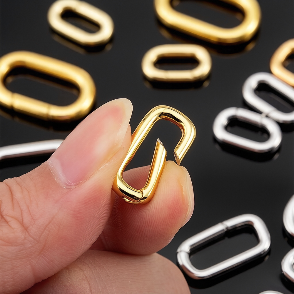 Jewelry Making Pins - 2pcs 18K Gold Plated Filled Oval