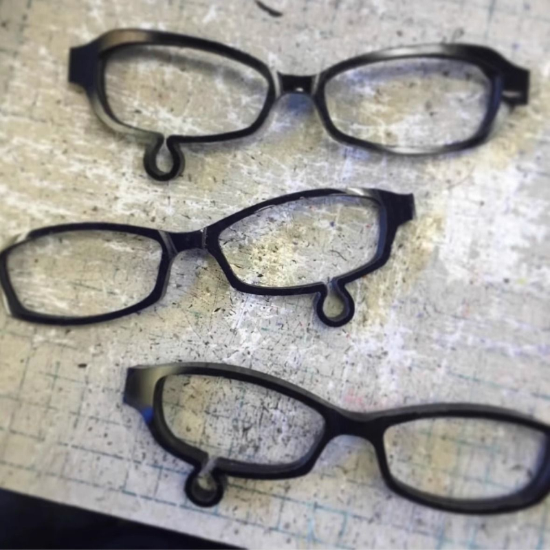 Anime Y2K Cosplay Glasses With - Jewelry Making Glasses recension och pris