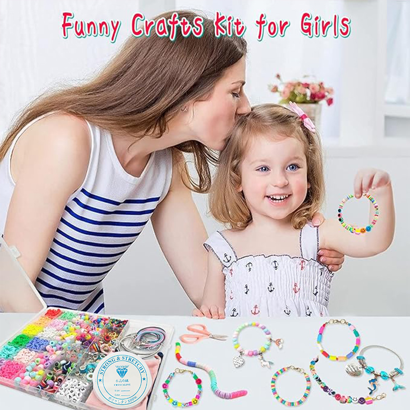 3400pcs Beads Charms Jewelry M - Jewelry Making Kits For Girls recension och pris
