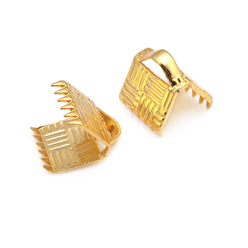 10PCS 18K Gold Color Rope Ends - Jewelry Making Store recension och pris
