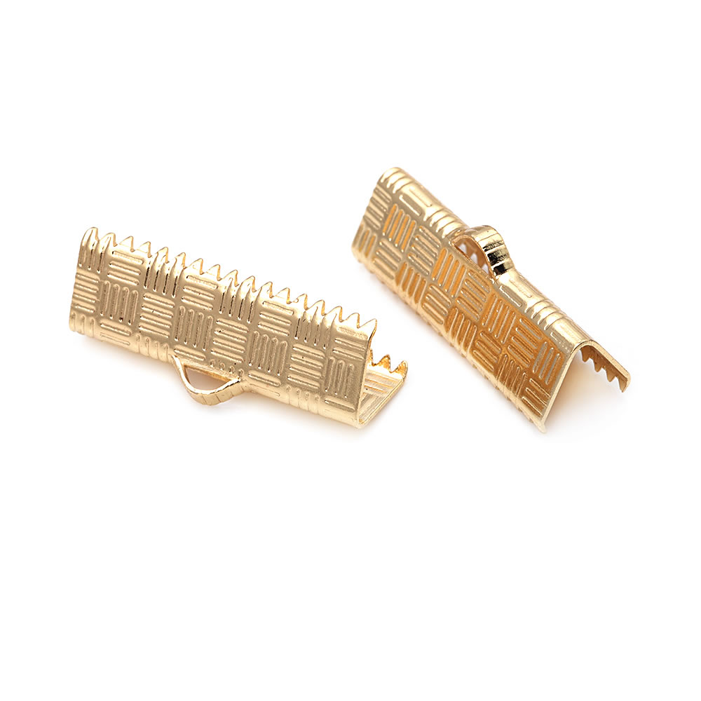 10PCS 18K Gold Color Rope Ends - Jewelry Making Store recension och pris