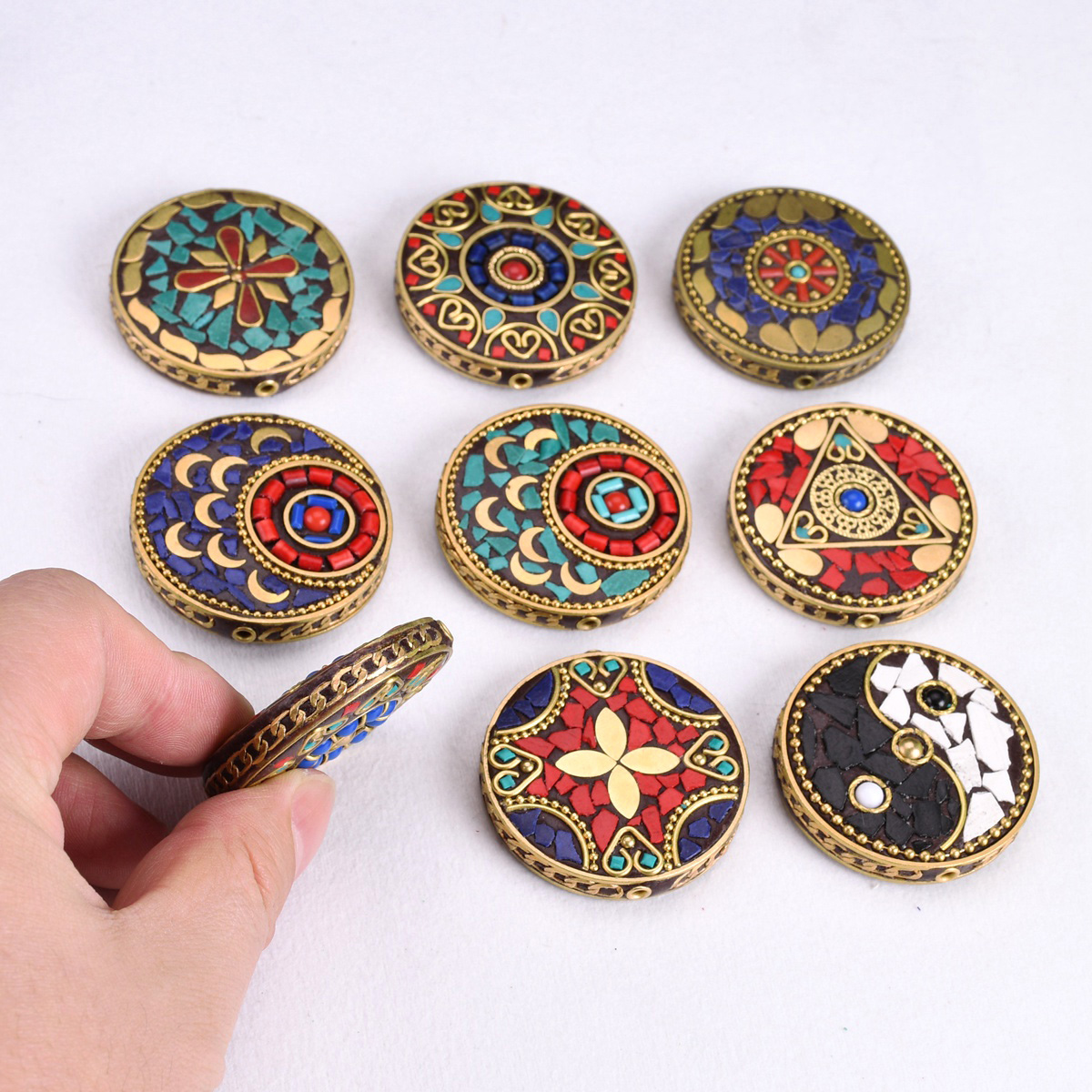 Nepalese Buddhist Handmade Fla - Jewelry Making In Clay recension och pris