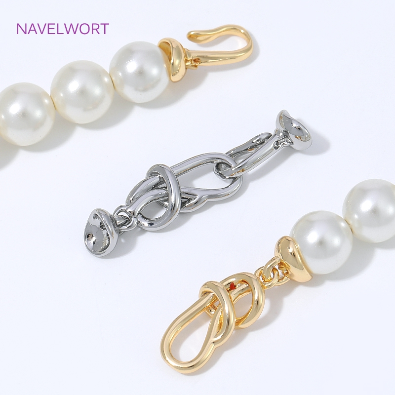 18K Gold Plated Infinity Knot  - Jewelry Making Knots For Clasps recension och pris