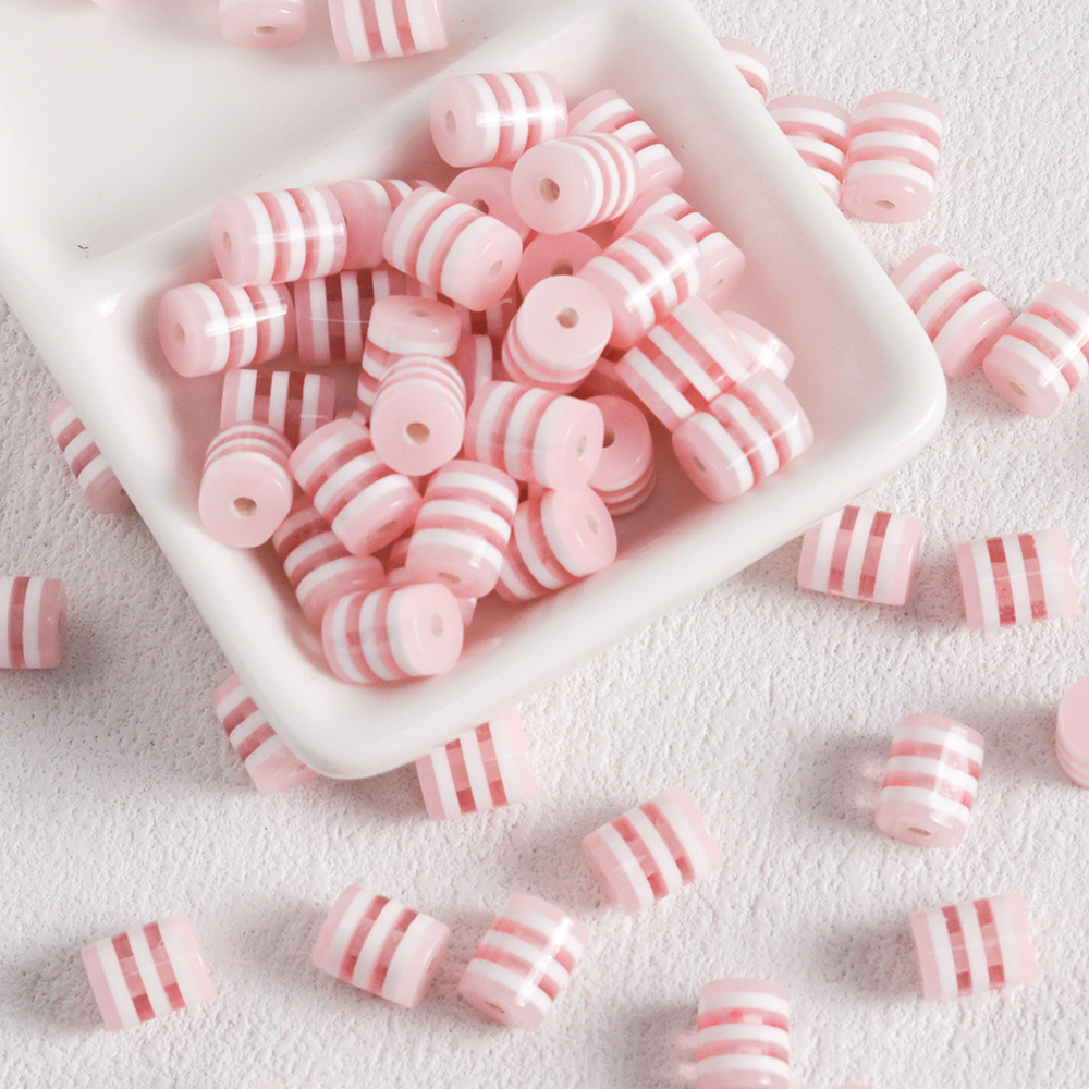 100 Pcs/Lot Rainbow Cylindrica - Jewelry Making Event recension och pris