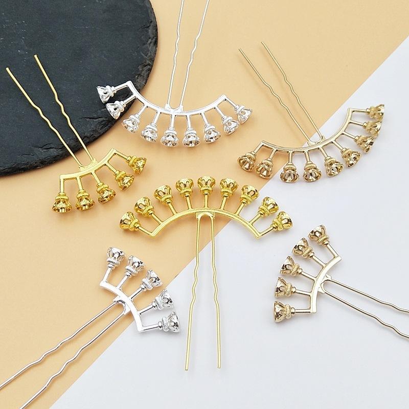 Alloy Arch Hair Pin Blanks wit - Jewelry Making Pins recension och pris