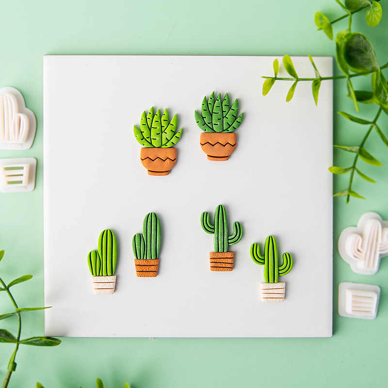 Cactus Soft Pottery Polymer Cl - Jewelry Making In Clay recension och pris