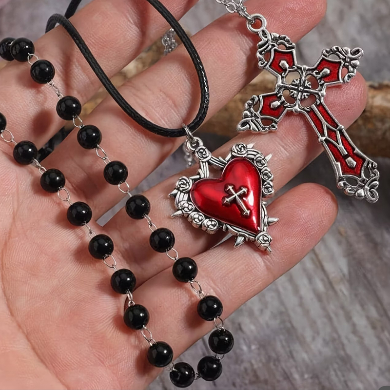 Y2K Punk Gothic Multi Layer Ne - Jewelry Making Kits For Girls recension och pris