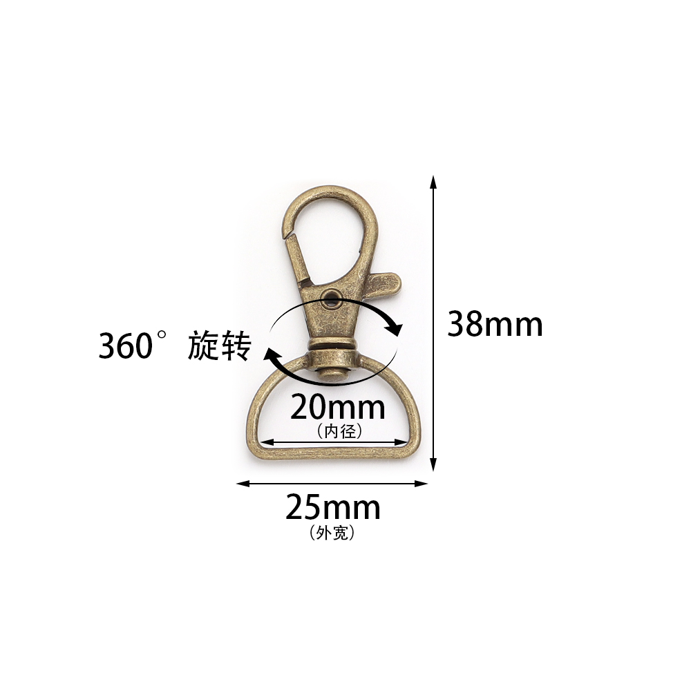 10pcs/lot Metal Swivel Clasps  - Jewelry Making Pins recension och pris