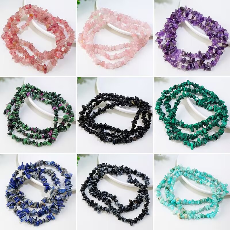 5-12mm Natural Garnet Amethyst - Jewelry Making Event recension och pris
