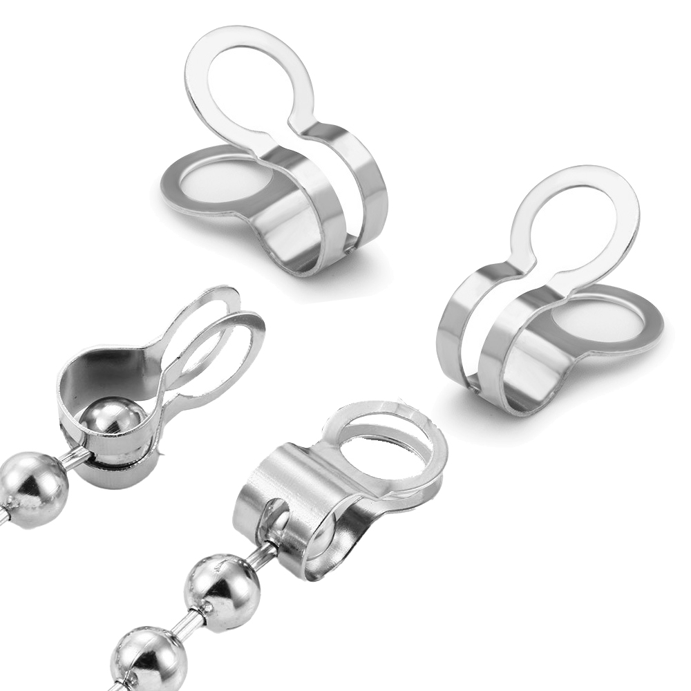 50pcs Stainless Steel Ball Cha - Jewelry Making Knots For Clasps recension och pris