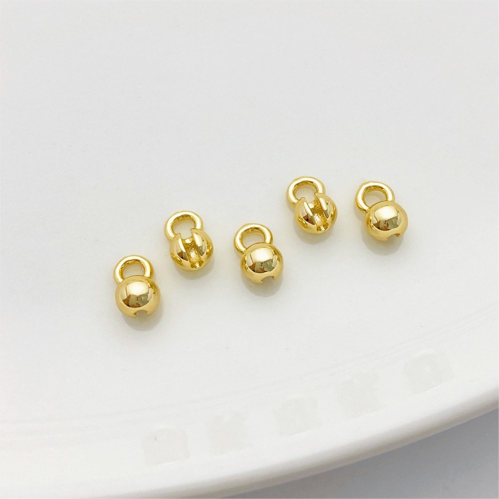 10pcs Real 18K Gold Plated Cri - Jewelry Making Knots For Clasps recension och pris