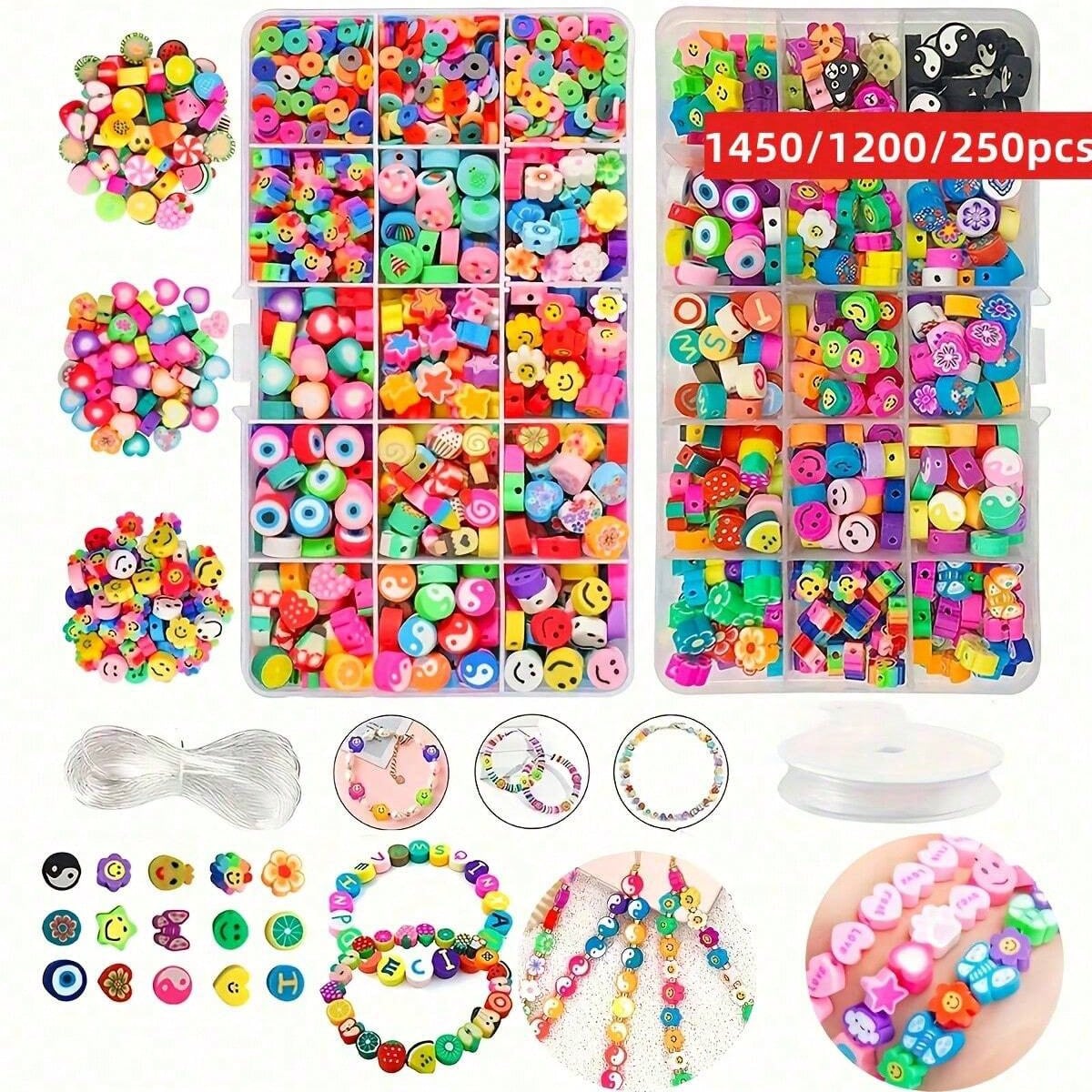 1450/1200/250pcs Polymer Clay  - Jewelry Making In Clay recension och pris