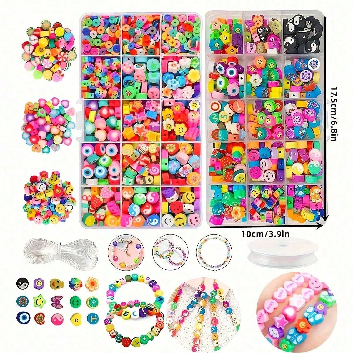 1450/1200/250pcs Polymer Clay  - Jewelry Making In Clay recension och pris