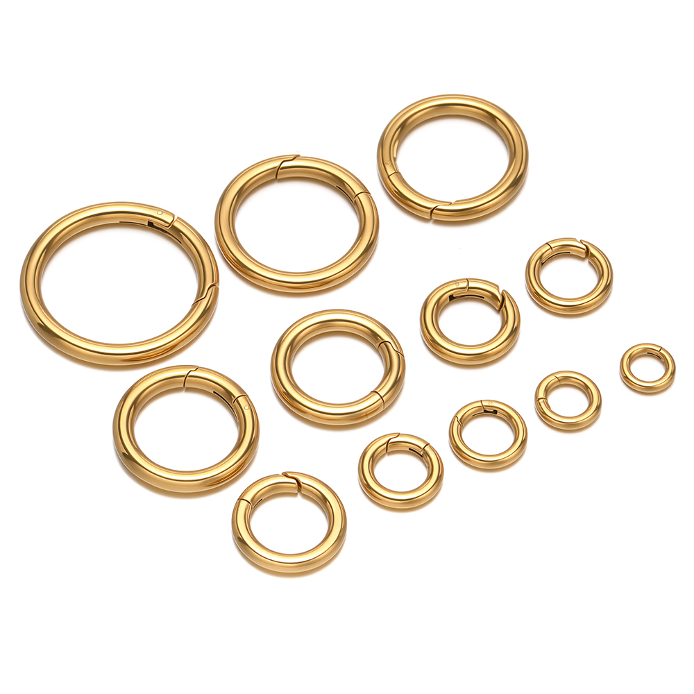 2Pcs/Lot Round Spring Clasps S - Jewelry Making Pins recension och pris