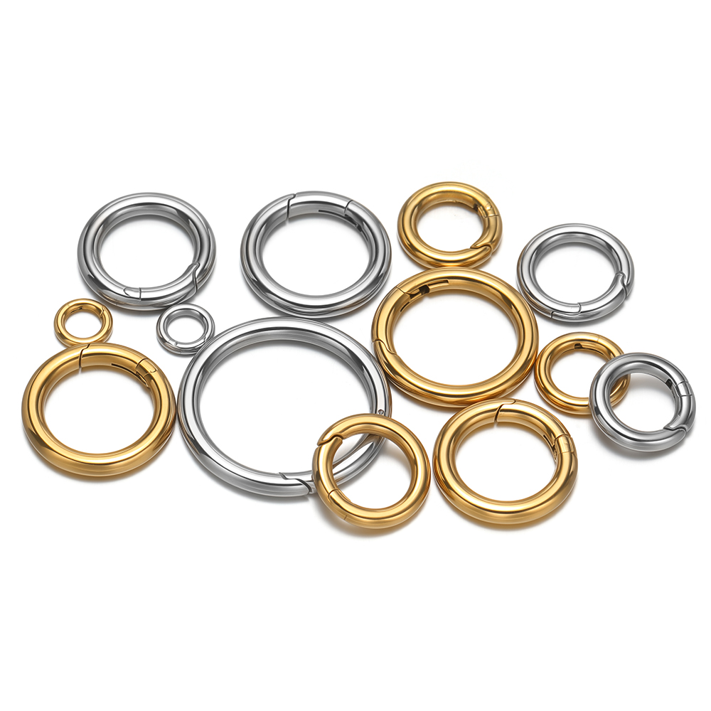 2Pcs/Lot Round Spring Clasps S - Jewelry Making Pins recension och pris