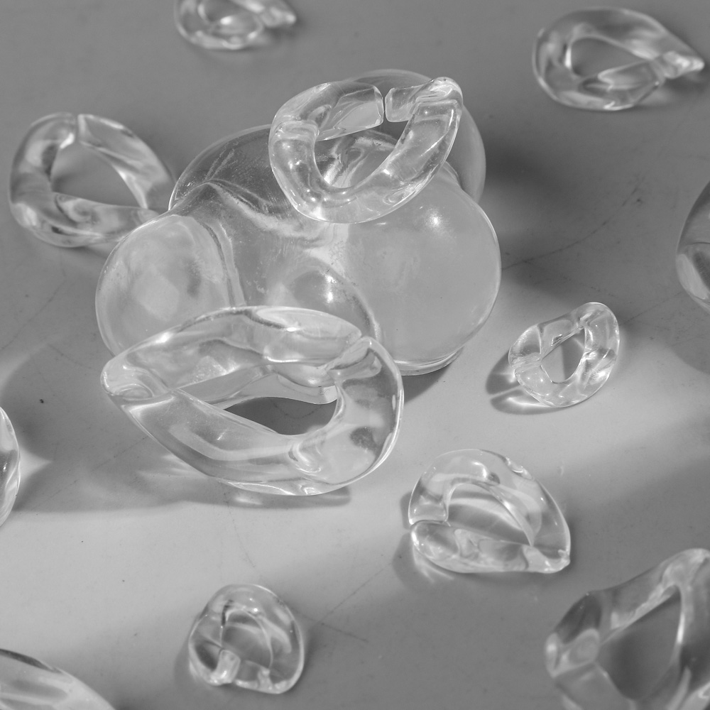 Transparent Acrylic Cuban Link - Jewelry Making Glasses recension och pris