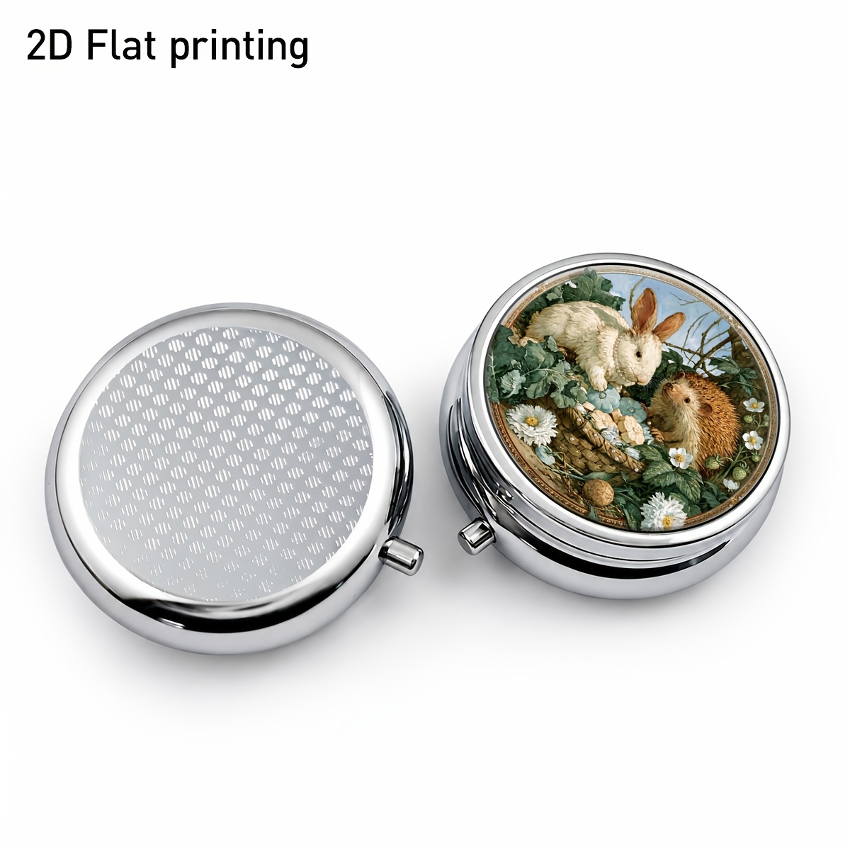 Floral Basket with White Rabbi - Jewelry Making Store recension och pris