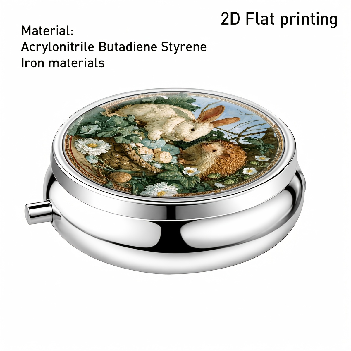 Floral Basket with White Rabbi - Jewelry Making Store recension och pris