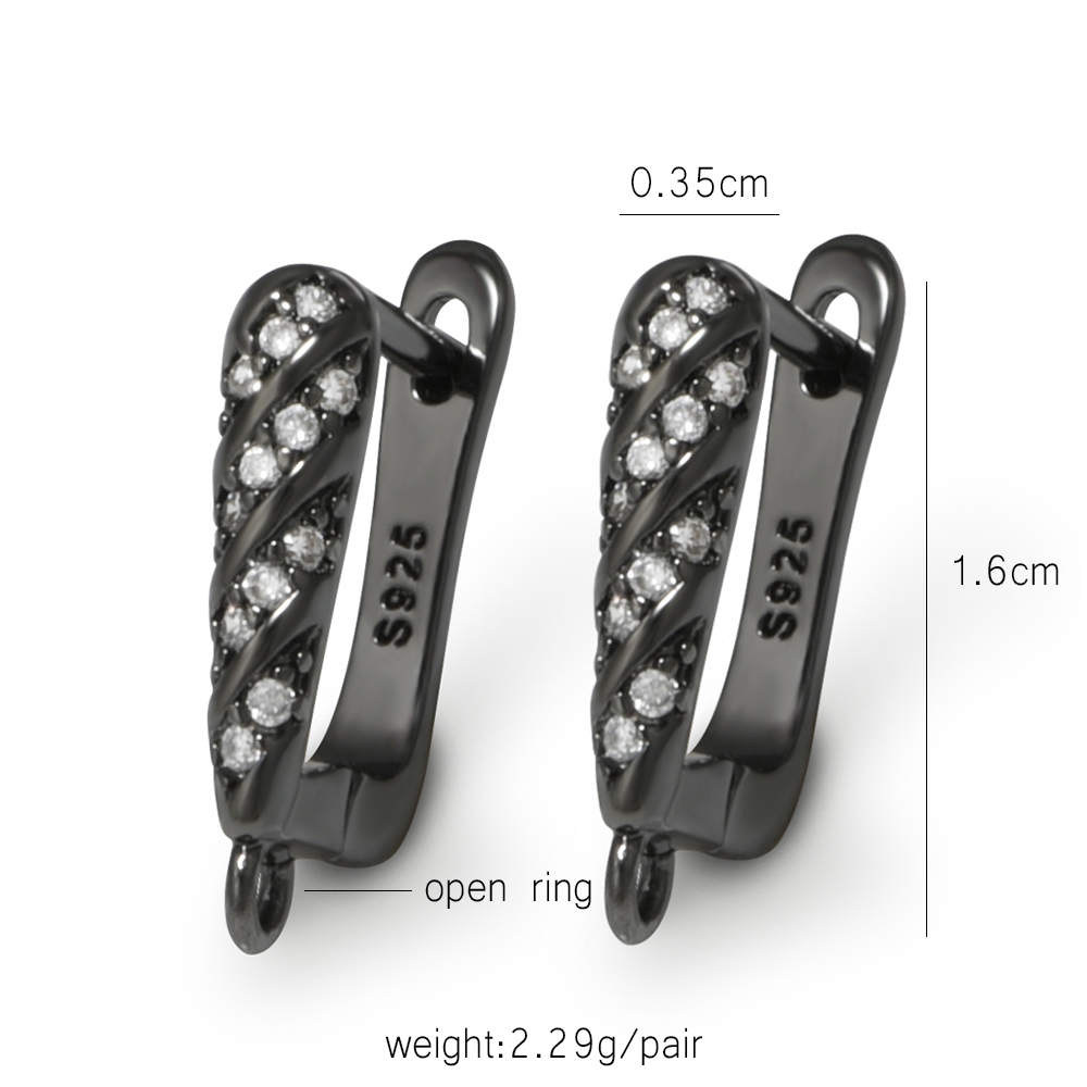 YANASI 1 Pair Gun Black  Brass - Jewelry Making Pins recension och pris