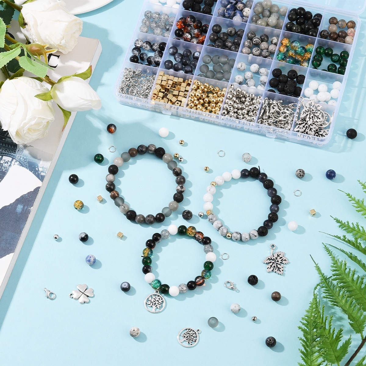 Natural Stones Gemstones Jewel - Jewelry Making Kits For Girls recension och pris