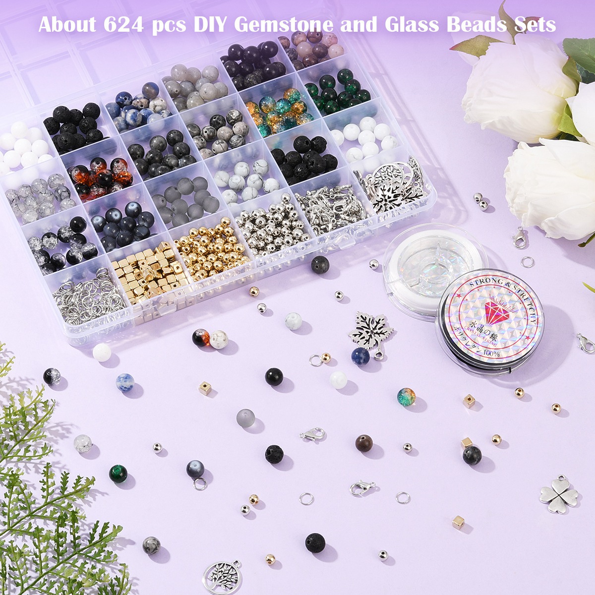 Natural Stones Gemstones Jewel - Jewelry Making Kits For Girls recension och pris