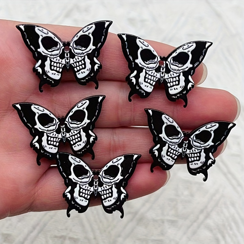 5/10Pcs Halloween Acrylic Skul - Jewelry Making Event recension och pris