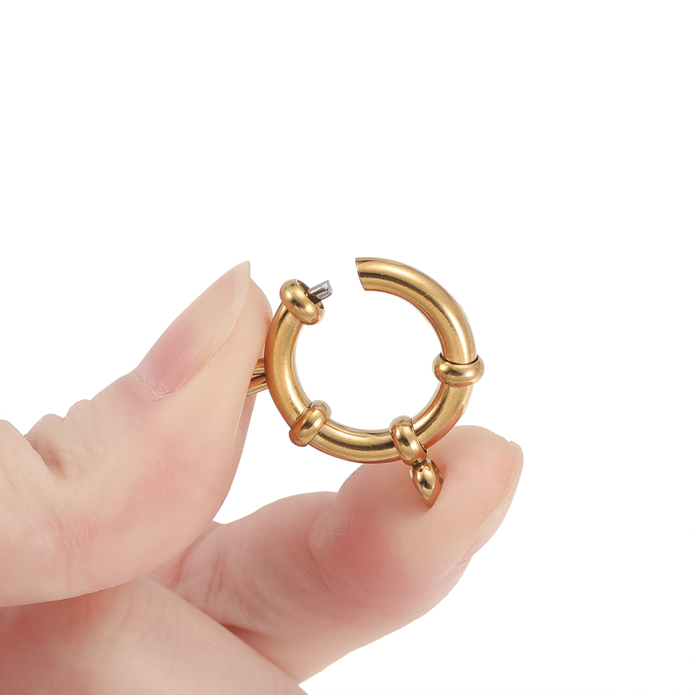 2pcs Stainless Steel Round Spr - Jewelry Making Pins recension och pris