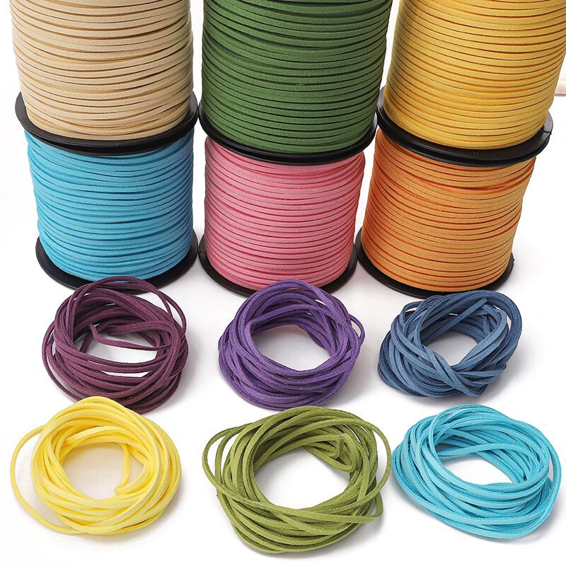 Mixed Colors Synthetic Suede L - Jewelry Making Event recension och pris