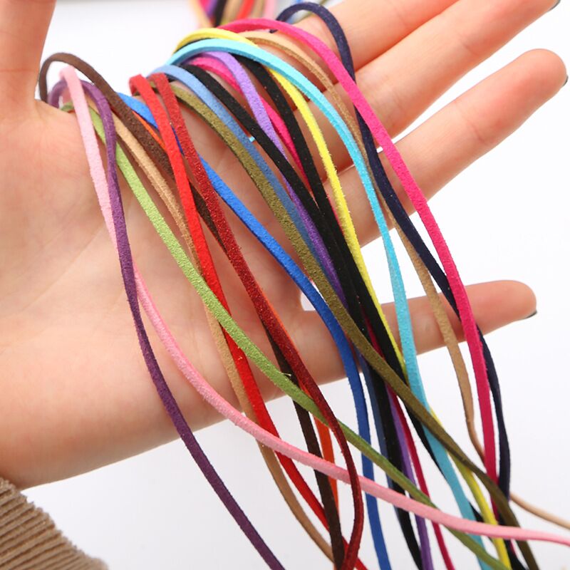 Mixed Colors Synthetic Suede L - Jewelry Making Event recension och pris