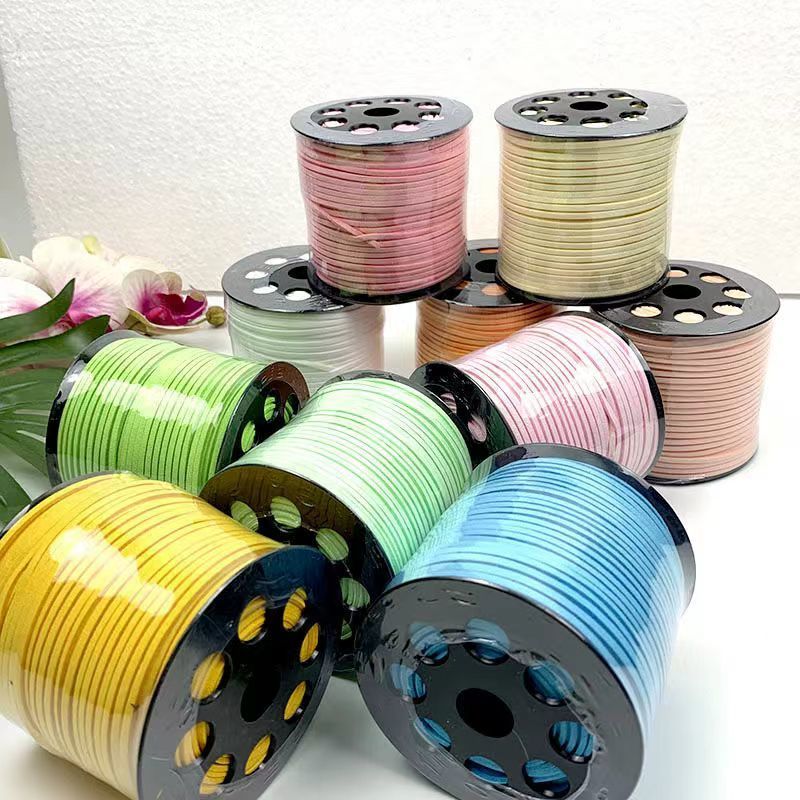 Mixed Colors Synthetic Suede L - Jewelry Making Event recension och pris