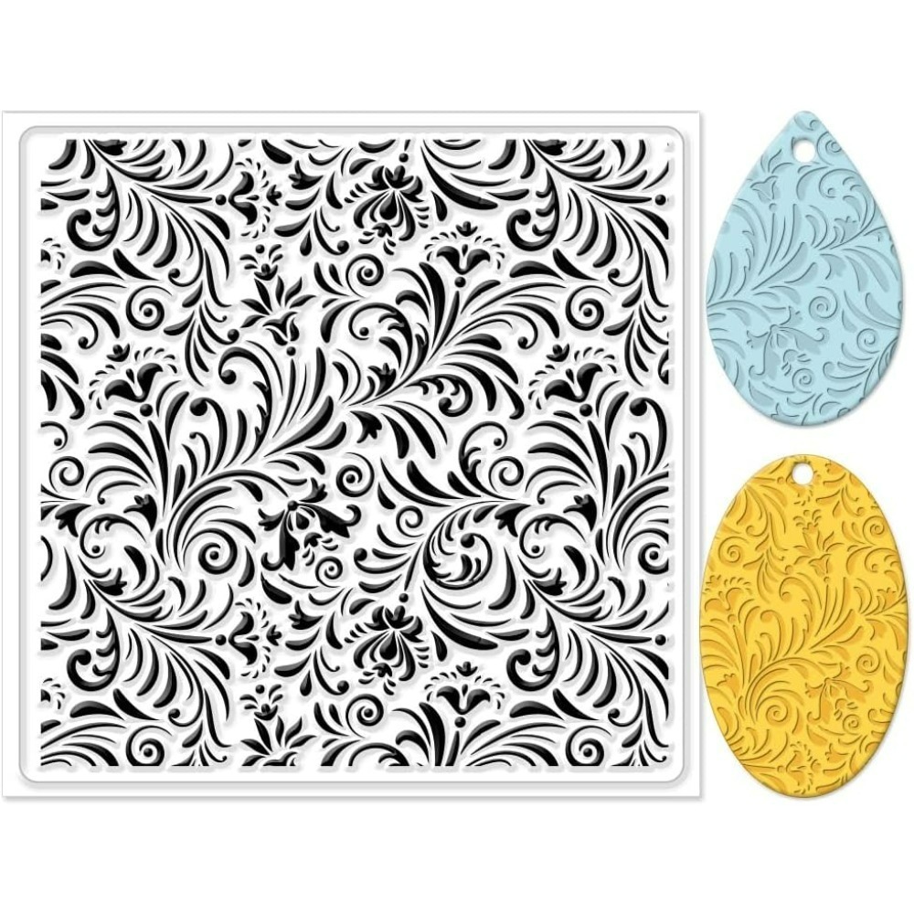 Polymer Clay Texture Sheets Fu - Jewelry Making In Clay recension och pris
