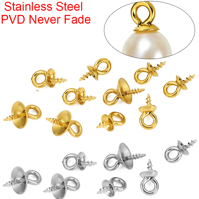 20pcs Stainless Steel Pearl Pe - Jewelry Making Pins recension och pris