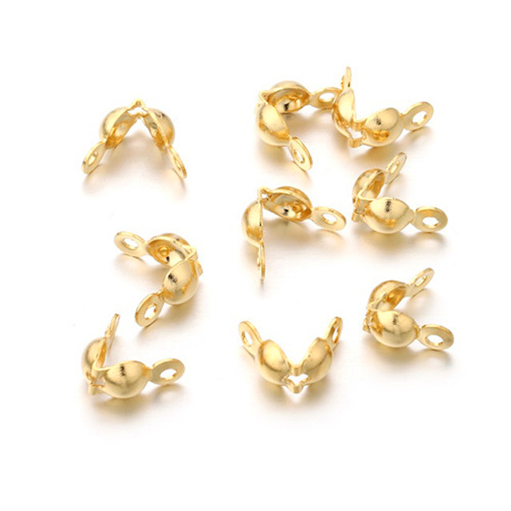 100Pcs Stainless Steel Gold Pl - Jewelry Making Knots For Clasps recension och pris