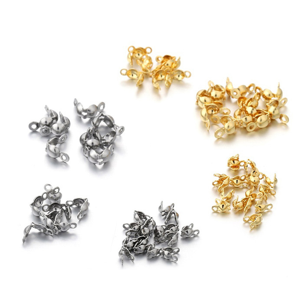 100Pcs Stainless Steel Gold Pl - Jewelry Making Knots For Clasps recension och pris