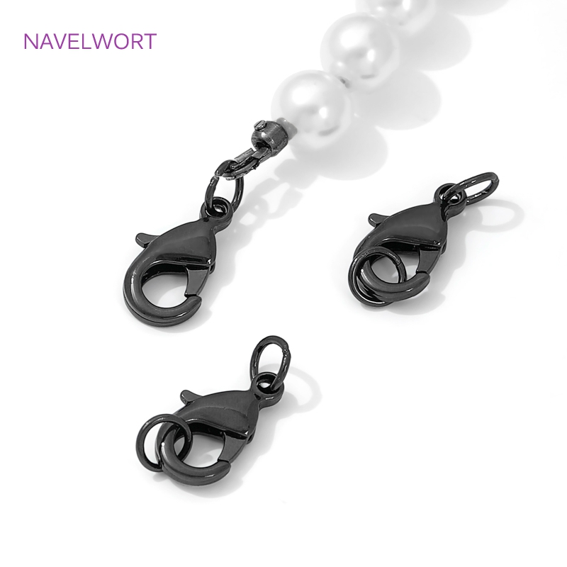 Black Color Brass Lobster Clas - Jewelry Making Pins recension och pris