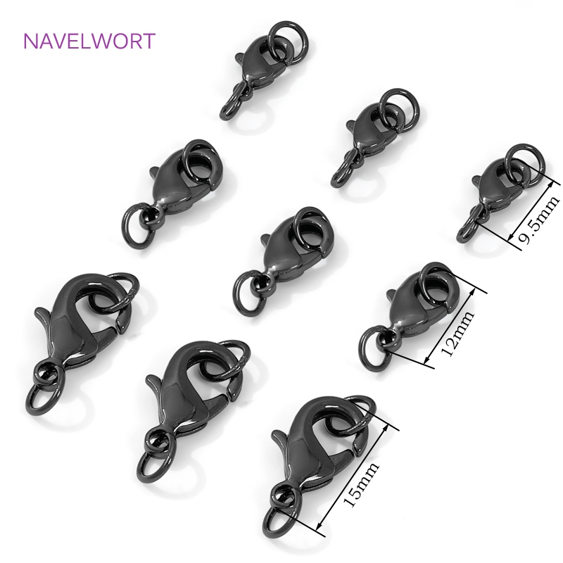 Black Color Brass Lobster Clas - Jewelry Making Pins recension och pris