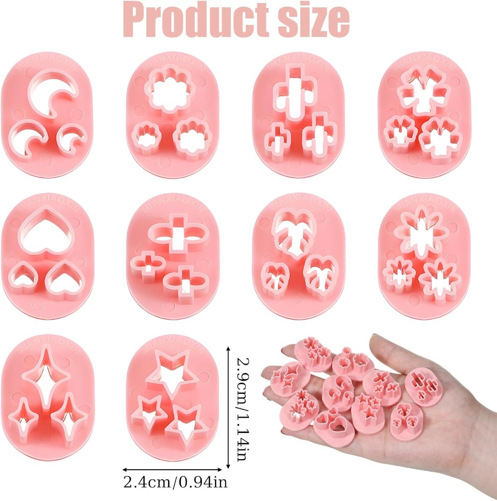 10 Pcs Polymer Clay Cutters, F - Jewelry Making In Clay recension och pris
