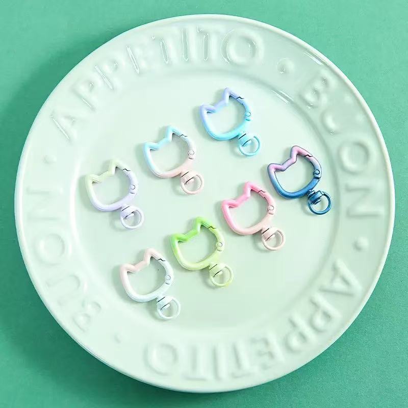 5-10PCS Gradient Cute Cat Clas - Jewelry Making Pins recension och pris