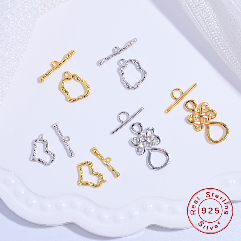 S925 Sterling Silver Chinese k - Jewelry Making Knots For Clasps recension och pris