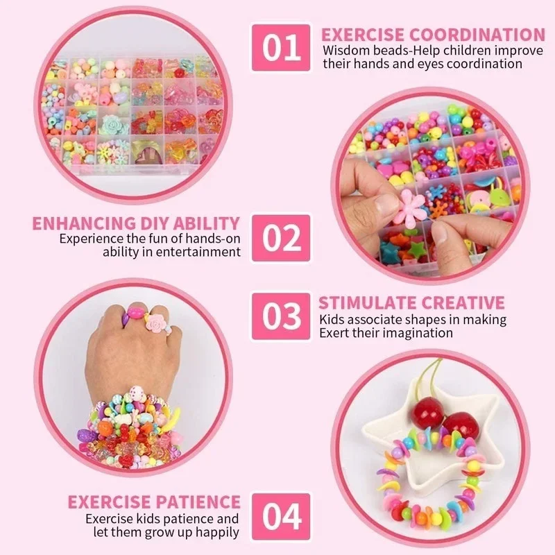 Girls DIY Bead Set Jewelry Mak - Jewelry Making Kits For Girls recension och pris